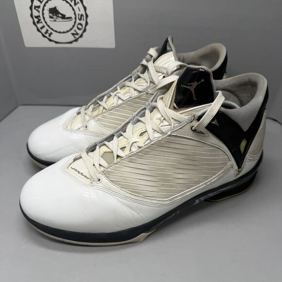 Nike Air Jordan 343084 161 White Metallic 2009 Shoe Silver Men Size 11 Preowned main image 9